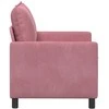 Sofa Rožinė 126 x 81 x 87,5 cm Aksomas