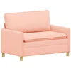 Sofa Rožinė 126 x 81 x 87,5 cm Audinys