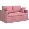 Sofa Rožinė 138 x 78 x 80 cm Aksomas