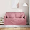 Sofa Rožinė 138 x 78 x 80 cm Aksomas