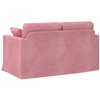 Sofa Rožinė 138 x 78 x 80 cm Aksomas