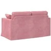 Sofa Rožinė 138 x 78 x 80 cm Aksomas