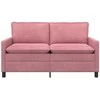 Sofa Rožinė 156 x 81 x 87,5 cm Aksomas