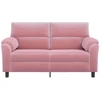 Sofa Rožinė 174 x 85 x 93 cm Aksomas