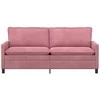 Sofa Rožinė 196 x 81 x 87,5 cm Aksomas