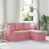 Sofa Rožinė 178 x 134 x 80 cm Aksomas