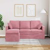 Sofa Rožinė 178 x 134 x 80 cm Aksomas
