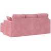 Sofa Rožinė 178 x 134 x 80 cm Aksomas