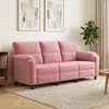 Sofa Rožinė 214 x 85 x 93 cm Aksomas