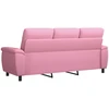 Sofa Rožinė 214 x 90 x 95 cm Audinys