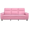 Sofa Rožinė 214 x 90 x 95 cm Audinys