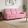Sofa Rožinė 214 x 90 x 95 cm Audinys