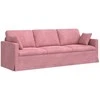 Sofa Rožinė 228 x 78 x 80 cm Aksomas