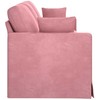 Sofa Rožinė 228 x 78 x 80 cm Aksomas