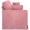 Sofa Rožinė 228 x 78 x 80 cm Aksomas