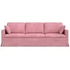 Sofa Rožinė 228 x 78 x 80 cm Aksomas