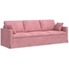 Sofa Rožinė 228 x 78 x 80 cm Aksomas