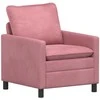 Sofa Rožinė 76 x 81 x 87,5 cm Aksomas