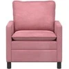 Sofa Rožinė 76 x 81 x 87,5 cm Aksomas