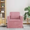 Sofa Rožinė 78 x 78 x 80 cm Aksomas