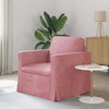 Sofa Rožinė 78 x 78 x 80 cm Aksomas
