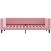 Sofa, rožinės spalvos, 80x200cm, aksomas