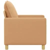Sofa 2 vietos Smėlio 126 x 81 x 87,5 cm Audinys