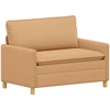 Sofa 2 vietos Smėlio 126 x 81 x 87,5 cm Audinys