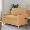Sofa 2 vietos Smėlio 126 x 81 x 87,5 cm Audinys