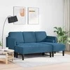 Sofa Sofos komplektas 2 vnt. Mėlyna Poliesteris