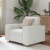 Sofa Kėdė Baltas 100 cm Dirbtinė oda