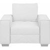 Sofa Kėdė Baltas 100 cm Dirbtinė oda