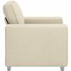 Sofa Kėdė Smėlio 100 cm Lino mišinio audinys