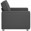 Sofa Kėdė Pilka 100 cm Dirbtinė oda
