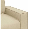 3-Vietis Sofa Kreminė 220 cm audinys