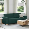 3-Vietis Sofa Tamsiai žalia 220 cm audinys