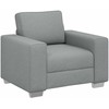 Sofa Kėdė Šviesiai pilka 100 cm audinys