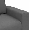 Sofa Kėdė Tamsiai pilka 100 cm audinys