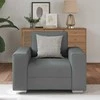 Sofa Kėdė Tamsiai pilka 100 cm audinys