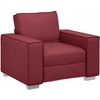 Sofa Kėdė Vyno raudona 100 cm Dirbtinė oda