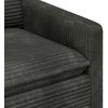 Sofa Sofos komplektas 2 pcs Antracito Poliesteris