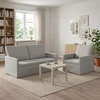 Sofa Sofos komplektas 2 vnt. Debesų pilka Audinys