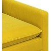 Sofa Sofos komplektas 2 pcs Geltona Aksomas