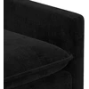 Sofa Sofos komplektas 2 pcs Juoda Poliesteris