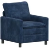Sofa Sofos komplektas 2 pcs Jūrinė mėlyna Poliesteris