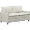 Sofa Sofos komplektas 2 pcs Kreminė Aksomas