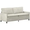 Sofa Sofos komplektas 2 pcs Kreminė Aksomas