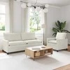Sofa Sofos komplektas 2 pcs Kreminė Aksomas