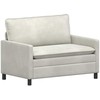 Sofa Sofos komplektas 2 pcs Kreminė Aksomas