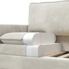 Sofa Sofos komplektas 2 pcs Kreminė Aksomas